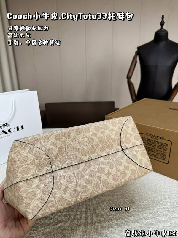 Coach Calfskin shoulder bag — Premium Replica