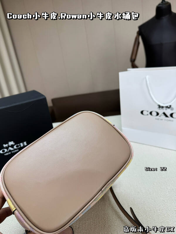 Coach Calfskin shoulder bag — Top Quality Replica