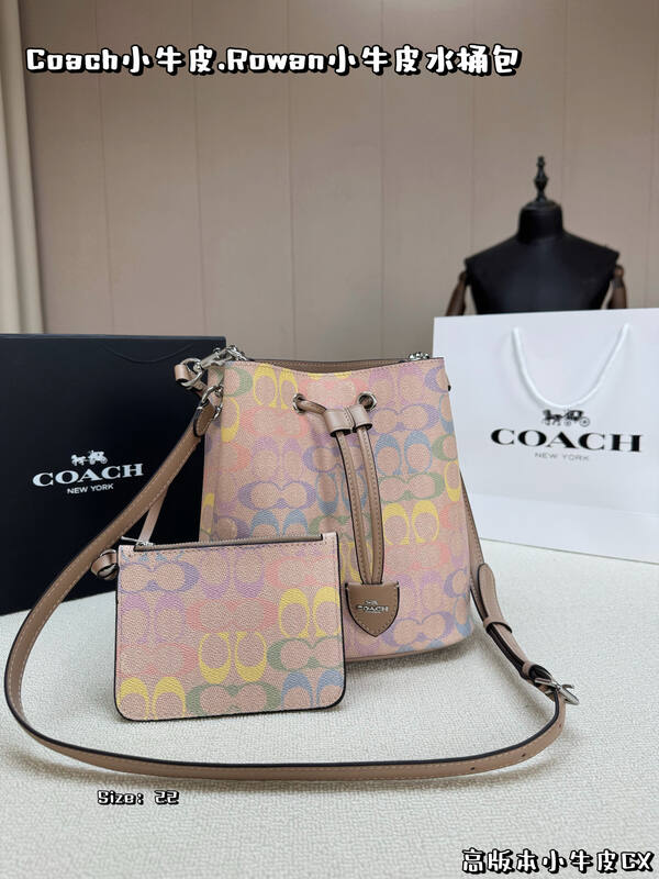 Coach Calfskin shoulder bag — Top Quality Replica