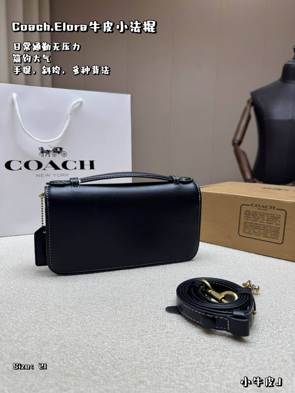 Coach Calfskin shoulder bag — Premium Replica