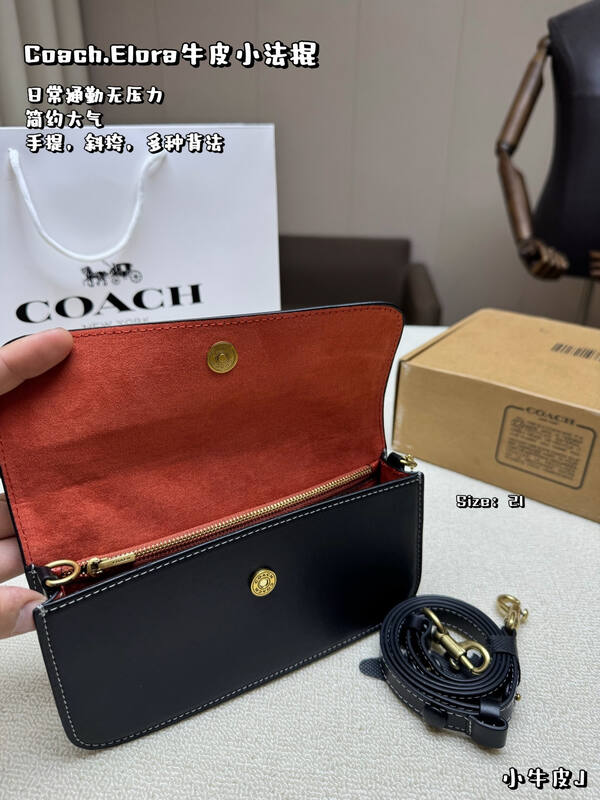 Coach Calfskin shoulder bag — Premium Replica