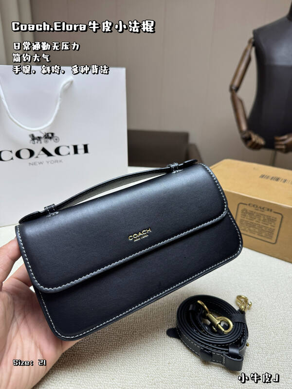Coach Calfskin shoulder bag — Premium Replica