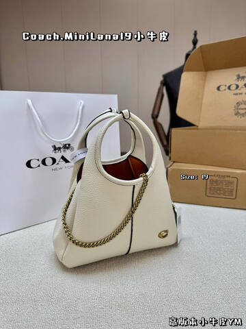 Coach Calfskin shoulder bag Premium Replica