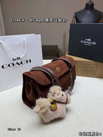 Coach Brown shoulder bag Premium Replica