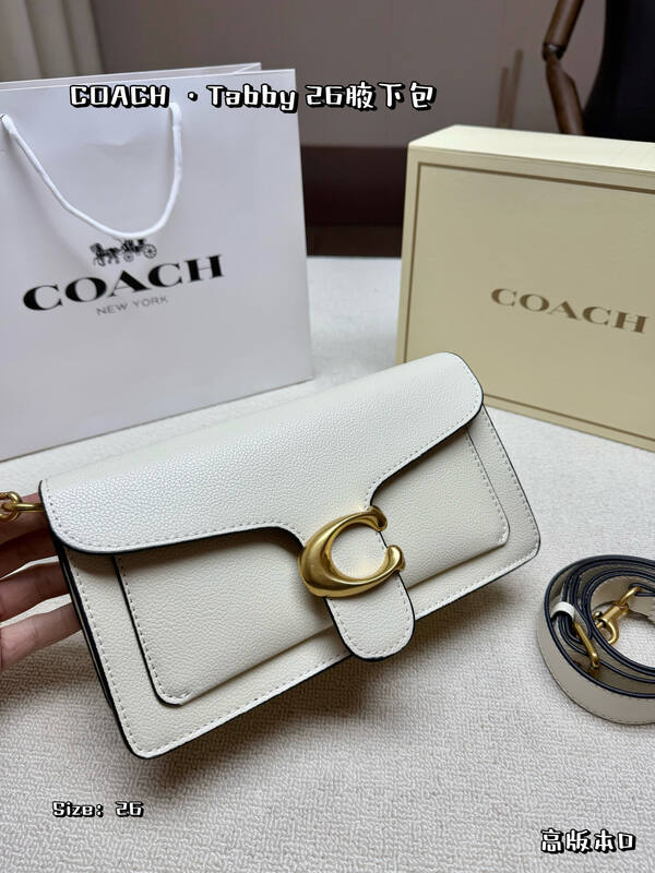 Coach White shoulder bag — 1:1 Replica