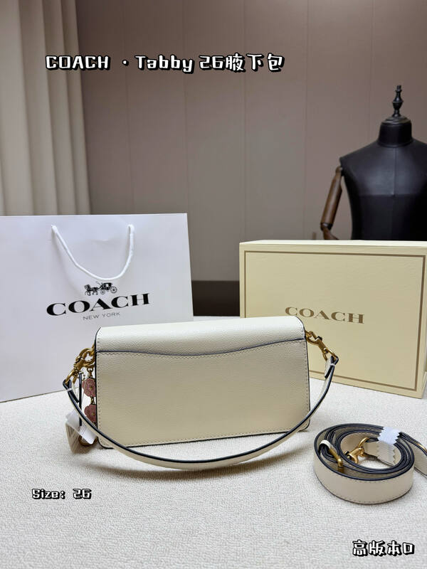 Coach White shoulder bag — 1:1 Replica