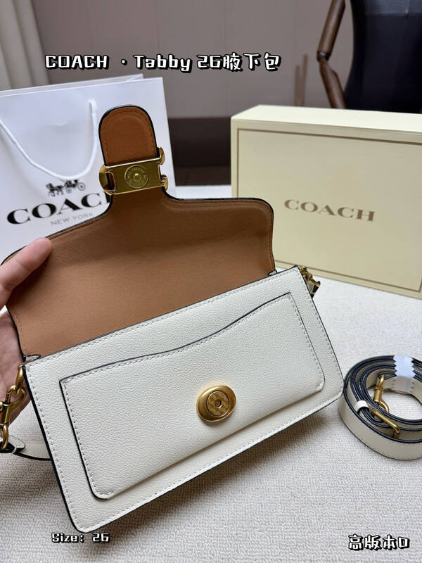 Coach White shoulder bag — 1:1 Replica