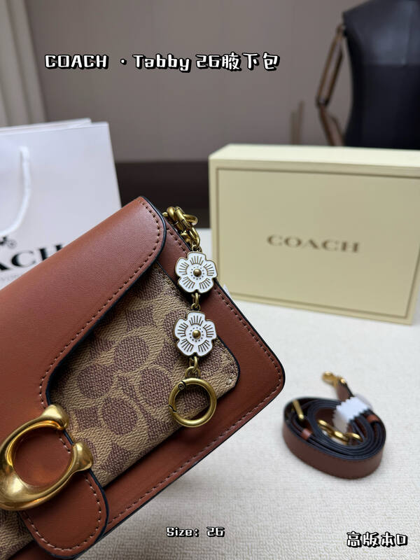 Coach Calfskin shoulder bag — Premium Replica