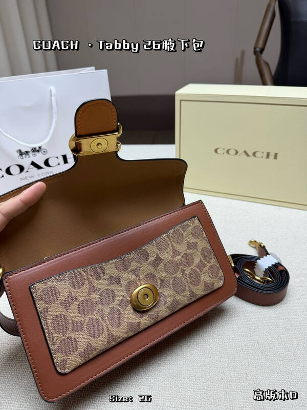 Coach Calfskin shoulder bag — Premium Replica