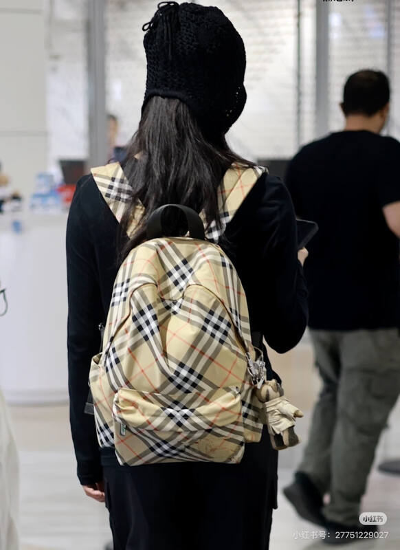 Burberry Beige Vintage Check 30x40x15cm backpack — AAA Quality Replica
