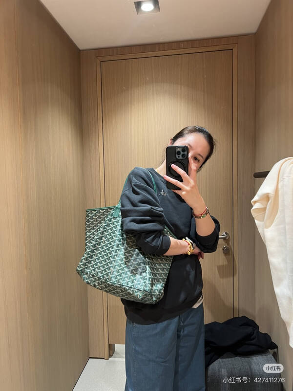Goyard Black 40x30x16cm shoulder bag — 1:1 Replica