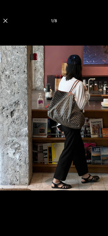 Goyard Black 40x30x16cm shoulder bag — 1:1 Replica