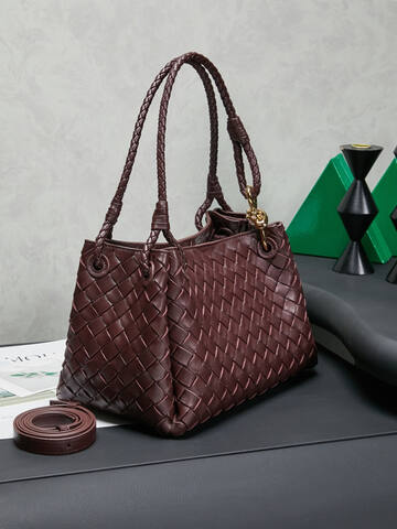Bottega Veneta Brown 25x18x10cm shoulder bag AAA Quality Replica