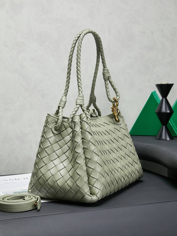 Bottega Veneta Green 25x18x10cm shoulder bag — 1:1 Replica