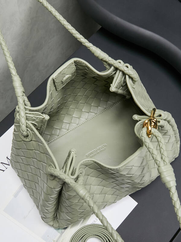 Bottega Veneta Green 25x18x10cm shoulder bag — 1:1 Replica