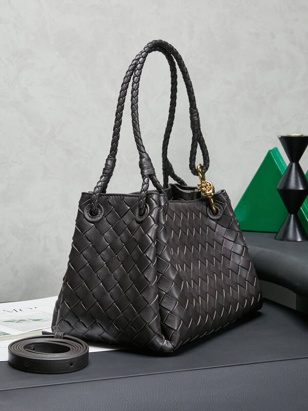 Bottega Veneta Grey 25x18x10cm shoulder bag — 1:1 Replica