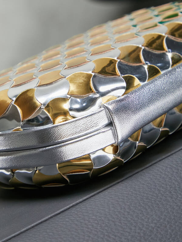 Bottega Veneta Gold shoulder bag — Top Quality Replica