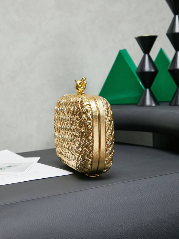 Bottega Veneta Gold shoulder bag — Premium Replica