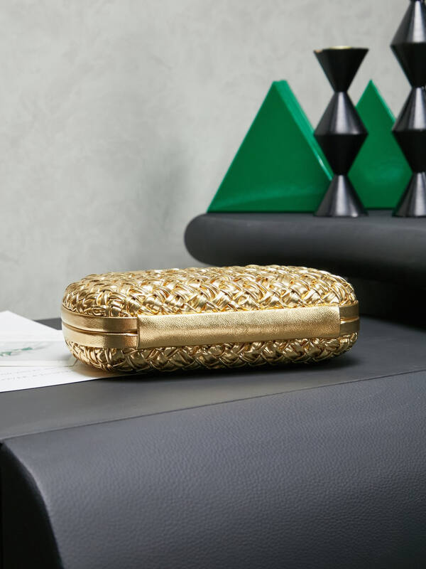 Bottega Veneta Gold shoulder bag — Premium Replica