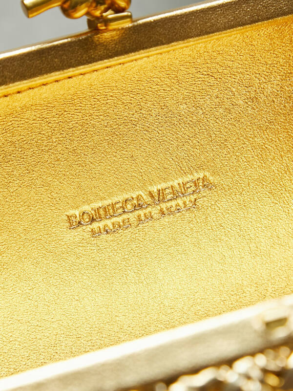 Bottega Veneta Gold shoulder bag — Premium Replica