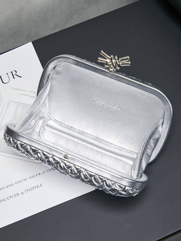 Bottega Veneta Silver shoulder bag — Top Quality Replica
