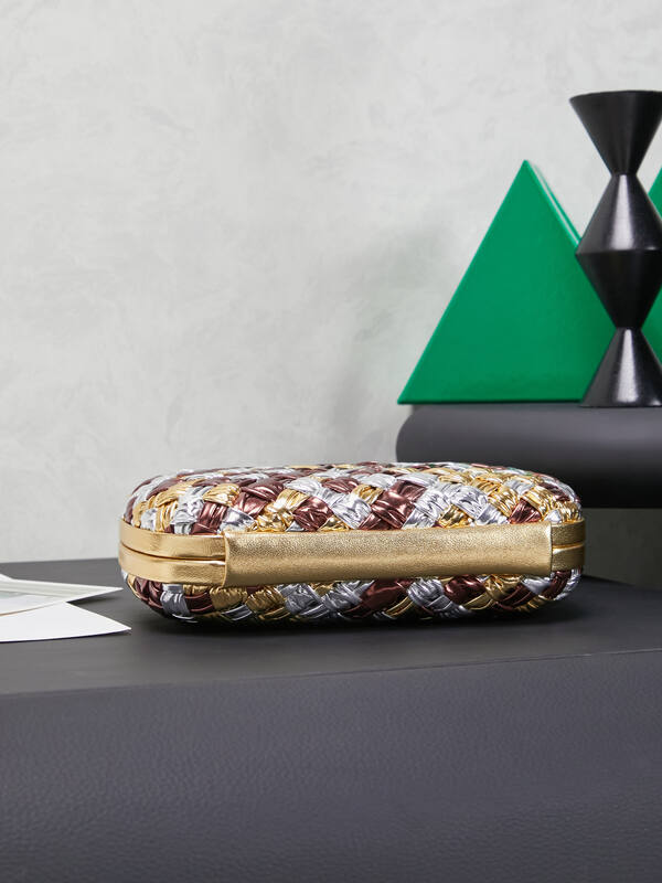 Bottega Veneta Gold shoulder bag — Premium Replica