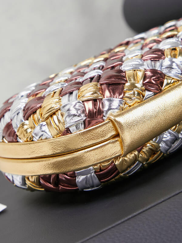 Bottega Veneta Gold shoulder bag — Premium Replica