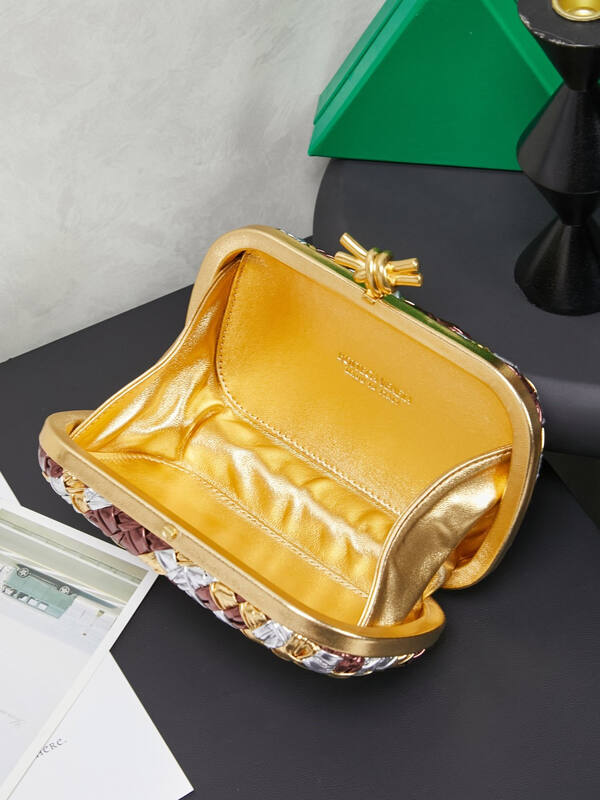 Bottega Veneta Gold shoulder bag — Premium Replica