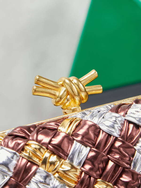 Bottega Veneta Gold shoulder bag — Premium Replica