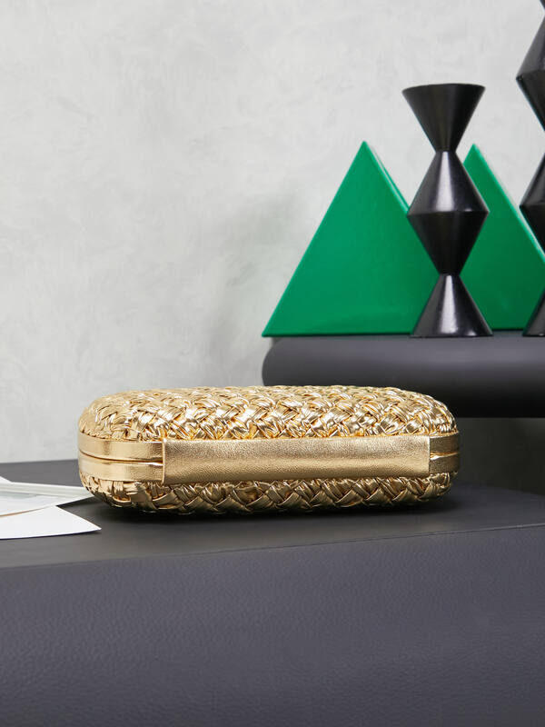 Bottega Veneta Gold shoulder bag — Premium Replica