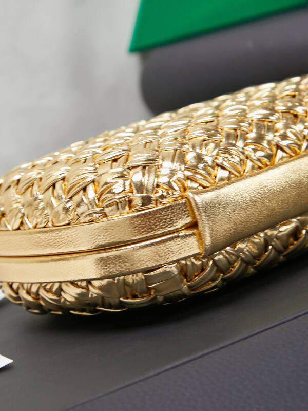 Bottega Veneta Gold shoulder bag — Premium Replica