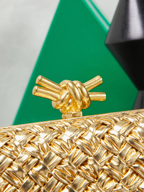 Bottega Veneta Gold shoulder bag — Premium Replica