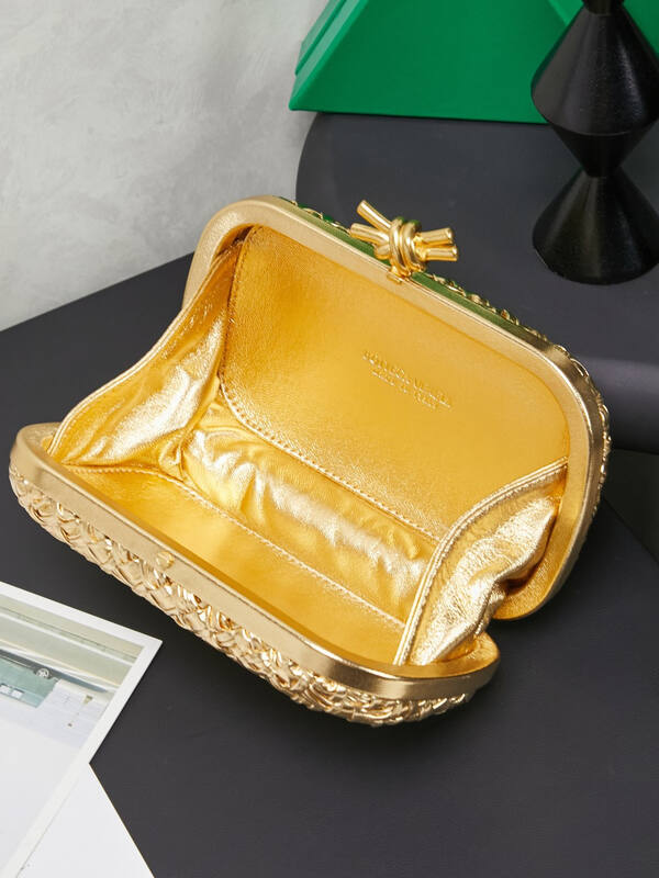 Bottega Veneta Gold shoulder bag — Premium Replica
