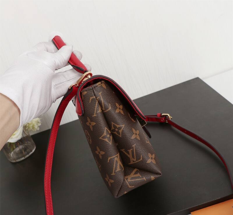 Louis Vuitton M43577 Monogram Red 23x17x8cm crossbody — Premium Replica