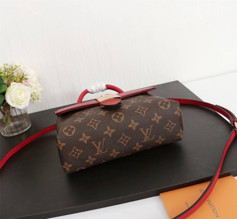 Louis Vuitton M43577 Monogram Red 23x17x8cm crossbody — Premium Replica