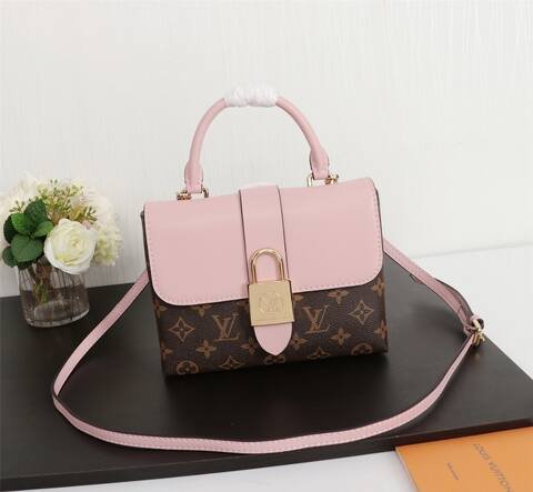 Louis Vuitton M43577 Monogram Pink 23 17 8cm crossbody