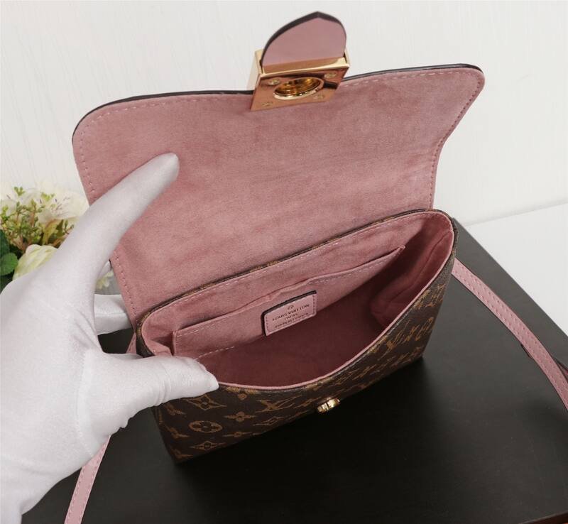 Louis Vuitton M43577 Monogram Pink 23 17 crossbody — 1:1 Replica